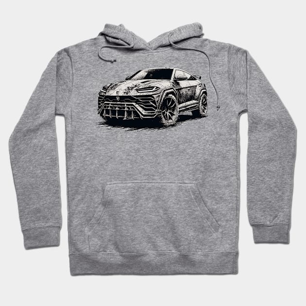 Lamborghini Urus Hoodie by Vehicles-Art